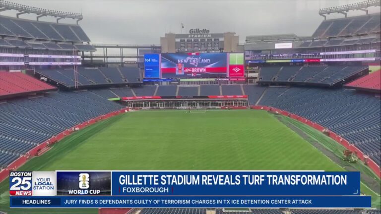 &lsquo;It looks like a proper soccer stadium&rsquo;: Revs players excited about new grass field for World Cup