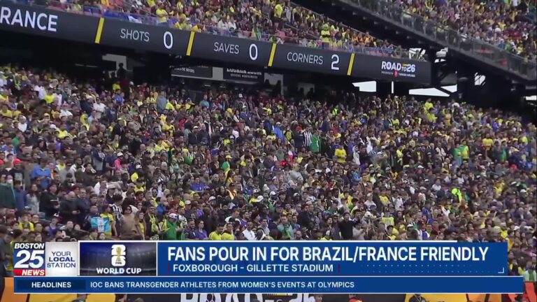 &lsquo;An incredible atmosphere&rsquo;: France, Brazil players praise crowd during friendly game in Foxborough