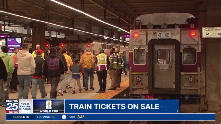 $80 MBTA commuter rail tickets for World Cup matches in Foxborough go on sale