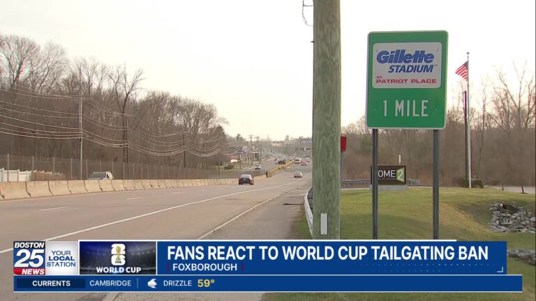 Fans concerned about possible fallout after FIFA bans World Cup tailgating at Gillette Stadium