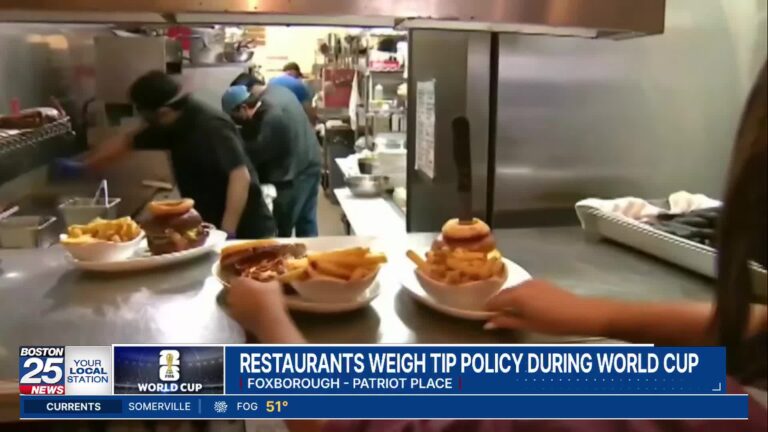 Patriot Place restaurants weigh mandatory tips for World Cup match days