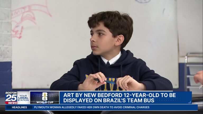 New Bedford student wins art contest, tickets to World Cup match