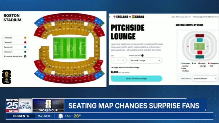 Surprise World Cup seating changes surface after fans have already purchased tickets